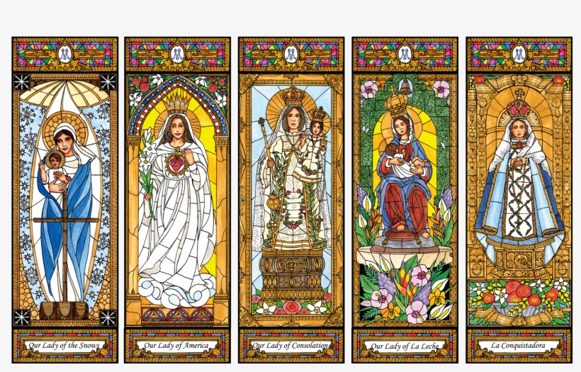 Vidrieras Virgen Maria - Mary, transparent png download