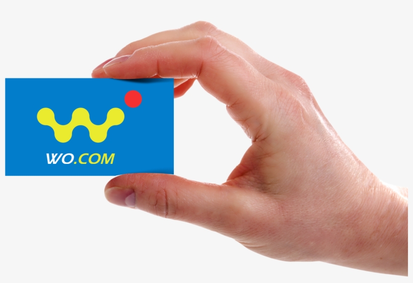 Hand Holding Business Card - Nativebrands Digital Agency, transparent png download