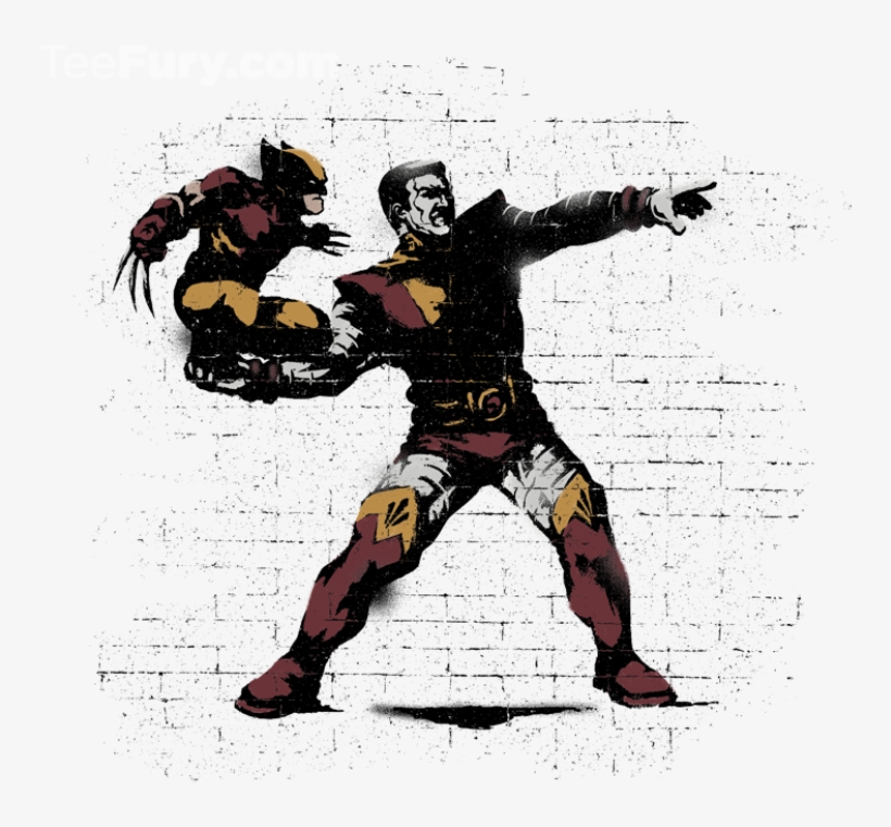Man I Really Want To See Lio Rush And Braun Interact - Wolverine Colossus Fastball Special Gif, transparent png download