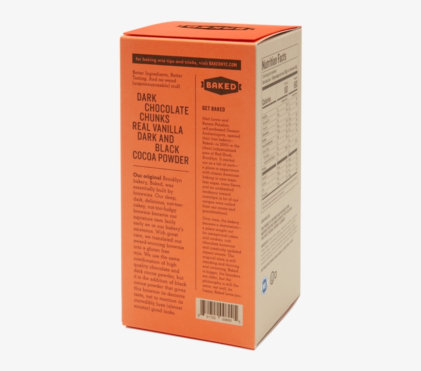 Brooklyn Blackout Brownie Gluten Free - Box, transparent png download