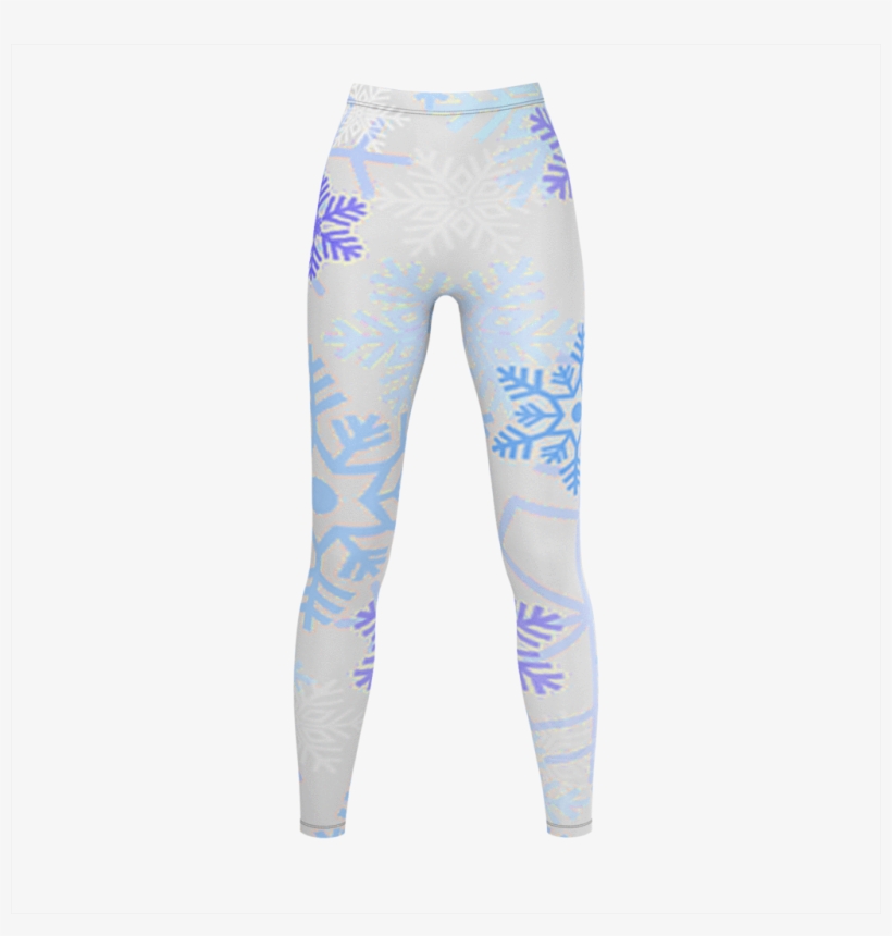 Caracal Christmas Snow Leggings - Tights, transparent png download