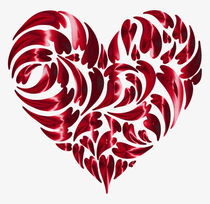 Fractal Abstract Png Photo1 - Abstract Heart Transparent Background, transparent png download