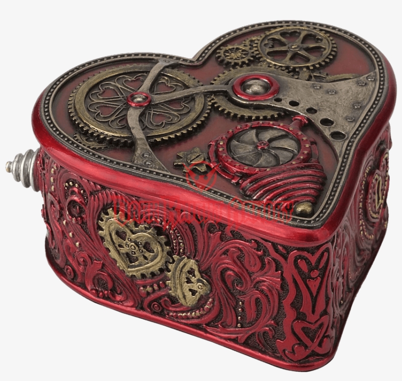 Steampunk Heart Box, transparent png download
