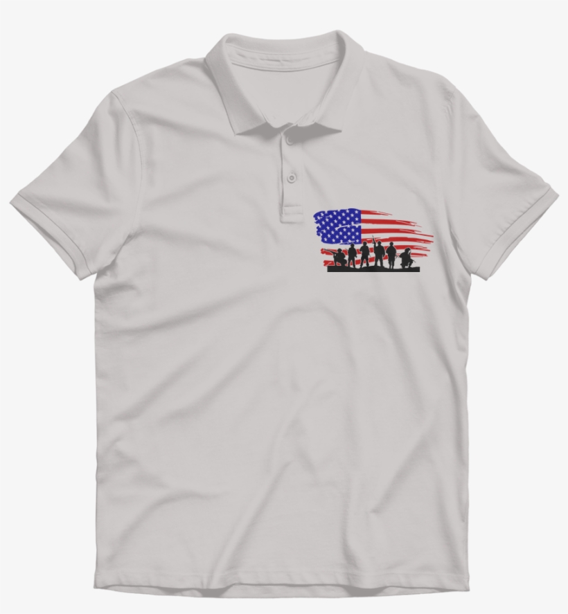 Load Image Into Gallery Viewer, Torn Flag Soldiers - Shirt, transparent png download