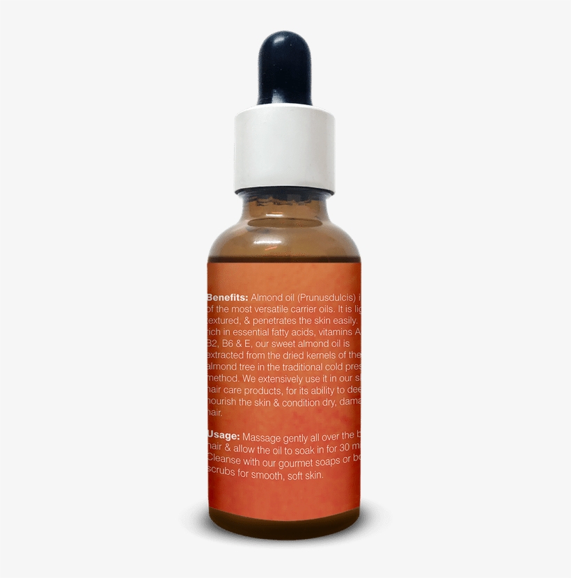 Cold Pressed Sweet Almond Oli Back - Juicy Chemistry Castor Oil, transparent png download