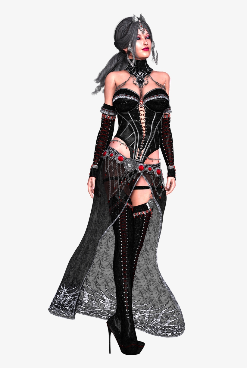 Girl Enchantress Sexy Romanti - Dark Romance Vector Png, transparent png download