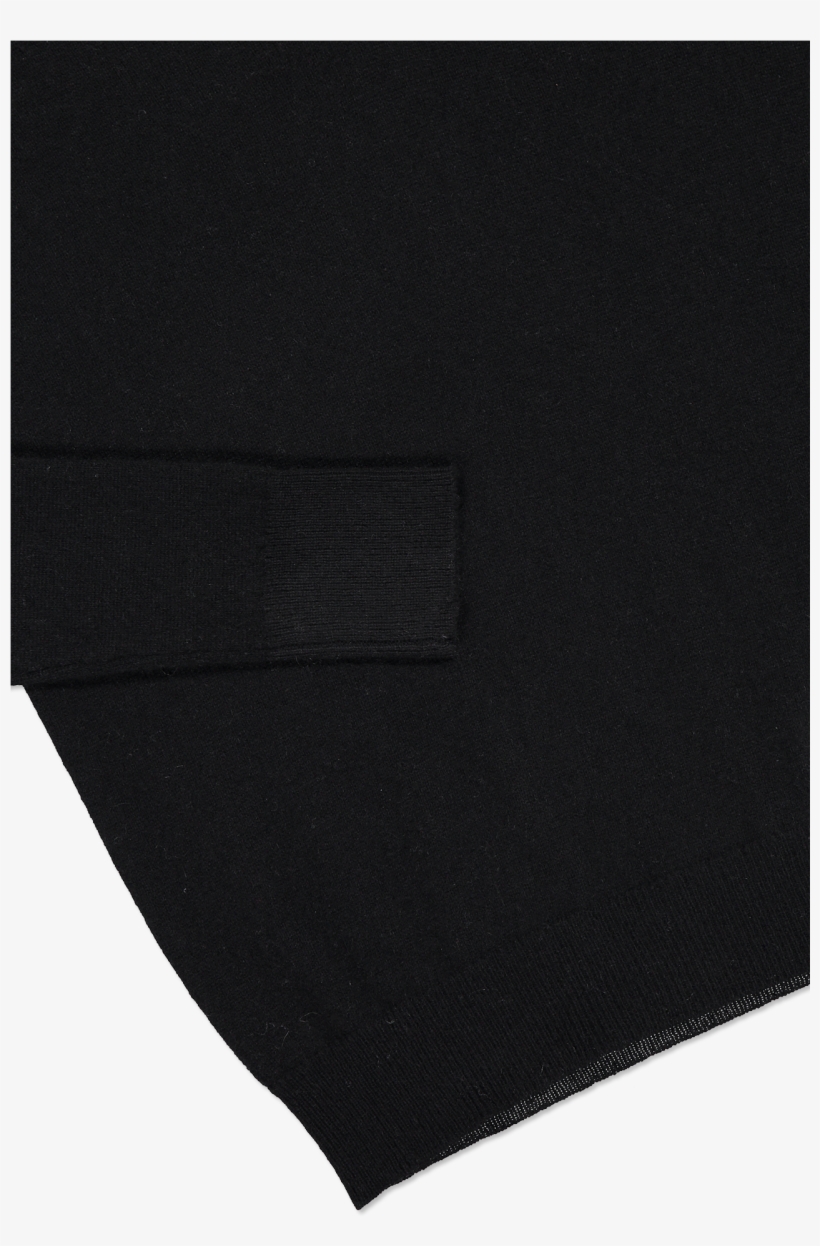 Essential V-neck Sweater Black - Sweatshirt, transparent png download