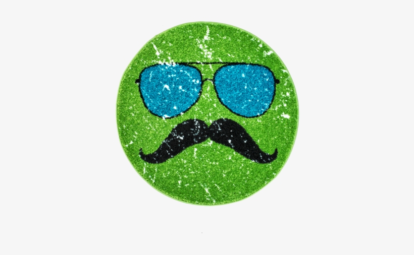 Obsession Hipster Rond Vloerkleed Ø80 Groen, transparent png download