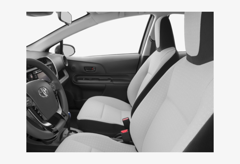 New 2018 Toyota Prius C - Prius 2018 White Seat, transparent png download