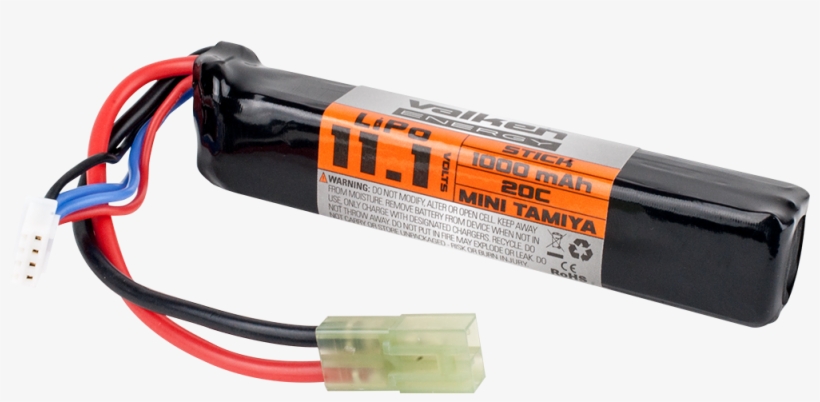 Battery Valken Energy Lipo 11 1v 1000mah 20c Stick - Valken 11.1 Lipo, transparent png download