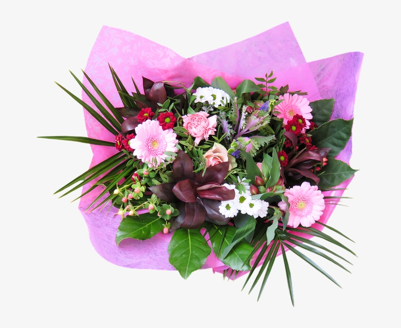 Cartoon Bouquet Of Flowers 19, Buy Clip Art - Birthday Flowers Bouquet Png, transparent png download