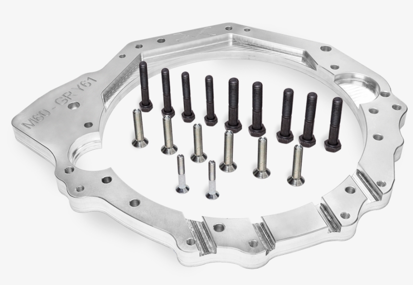 03 Adapter Bmw M60 M60 Nissan Patrol Y61 - Bmw M60 Gearbox Adapter, transparent png download