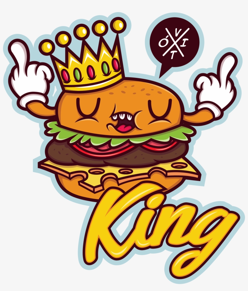 Illustration "burger King" 🍔👑 💻 Http - Illustration, transparent png download