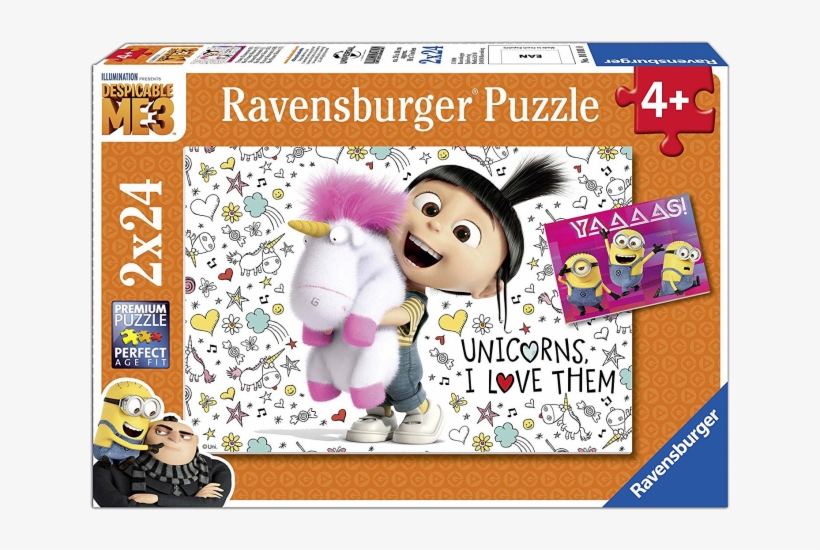 Despicable Me - Agnes Minions Puzzle, transparent png download