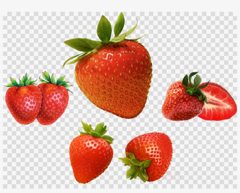 Клубника Png Clipart Strawberry Fruit - Love You Berry Much Round Ornament, transparent png download