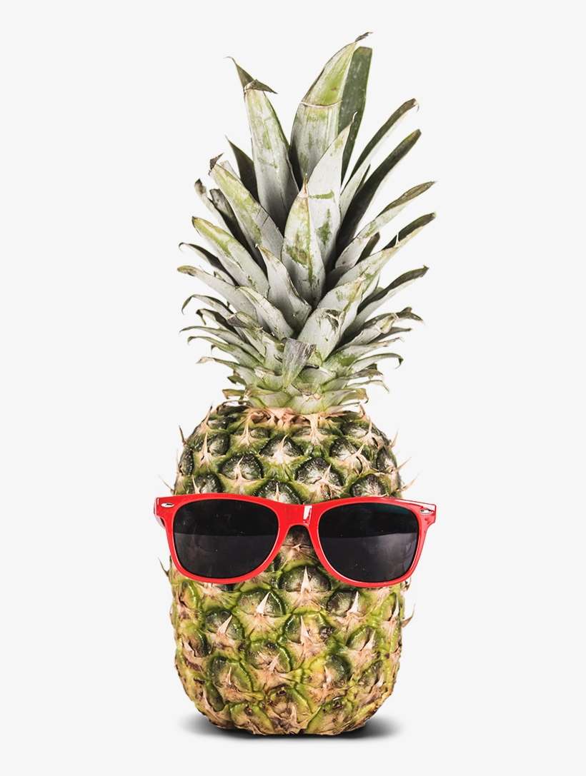 Abacaxis Que Já Descascamos - Abacaxi Com Oculos De Sol, transparent png download