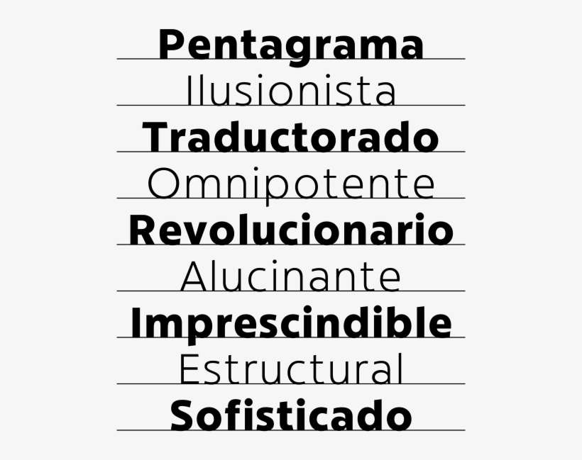 Light, Regular, Medium, Bold - Edible Forest, transparent png download