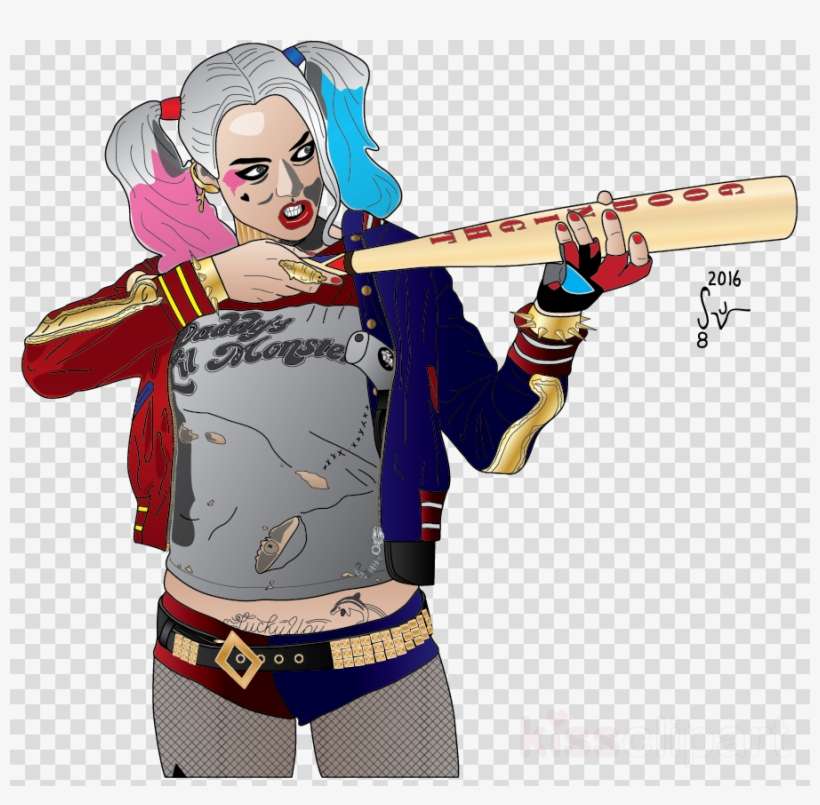 Suicide Squad Harley Quinn Clipart, transparent png download
