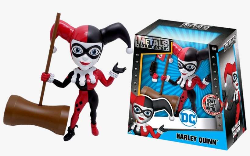 Harley Quinn 6" Metals Die Cast Action Figure - Die Cast Harley Quinn, transparent png download