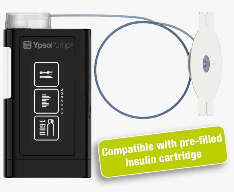 Mylife Ypsopump The Intuitive Insulin Pump System - Pumpa Mylife, transparent png download