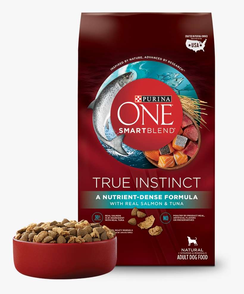 True Instinct Formula With Real Salmon & Tuna Dog Food - Purina Salmon And Tuna Dog Food, transparent png download