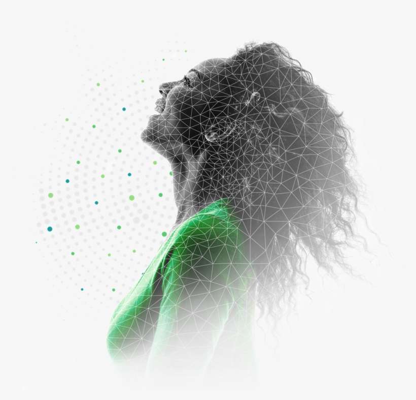 Lady In Green - Portrait, transparent png download