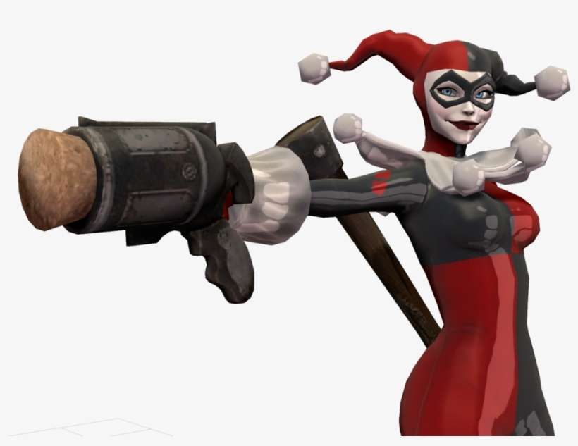 Mmd Default Harley Quinn Dl By Miilllka - Harley Quinn, transparent png download
