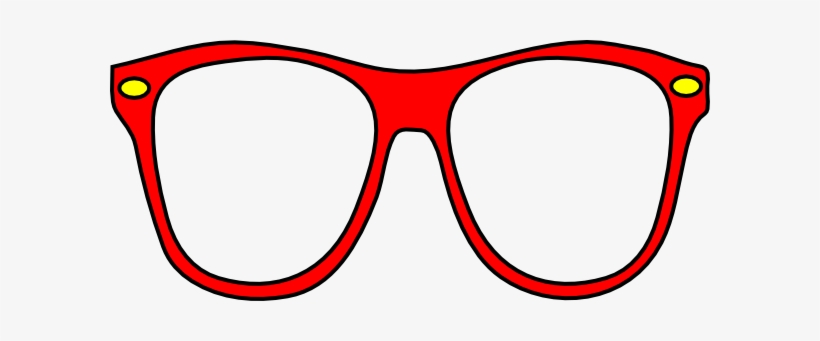Shutter Shades Sunglasses Clip Art - Red Eye Glasses Clipart, transparent png download