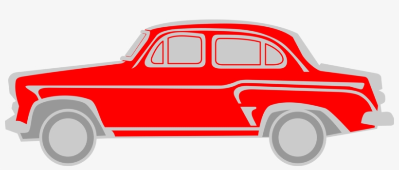 Cartoon Moskvitch 407 Red - รถ สี แดง การ์ตูน, transparent png download