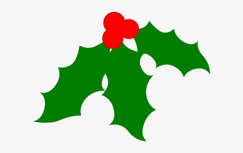Banner Library Berry Clip Art At Clker Com Vector - Holly Berry Leaves Clip Art, transparent png download