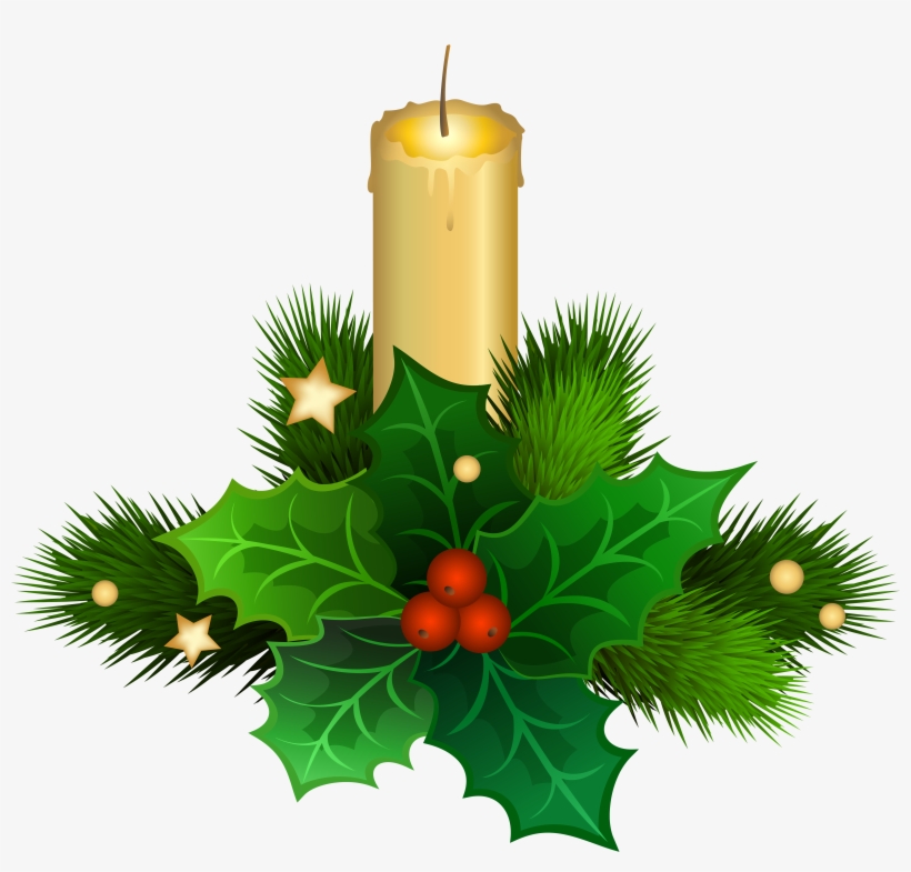 Candle Png Clip Art Image Gallery Yopriceville - Green Christmas Candle Png, transparent png download