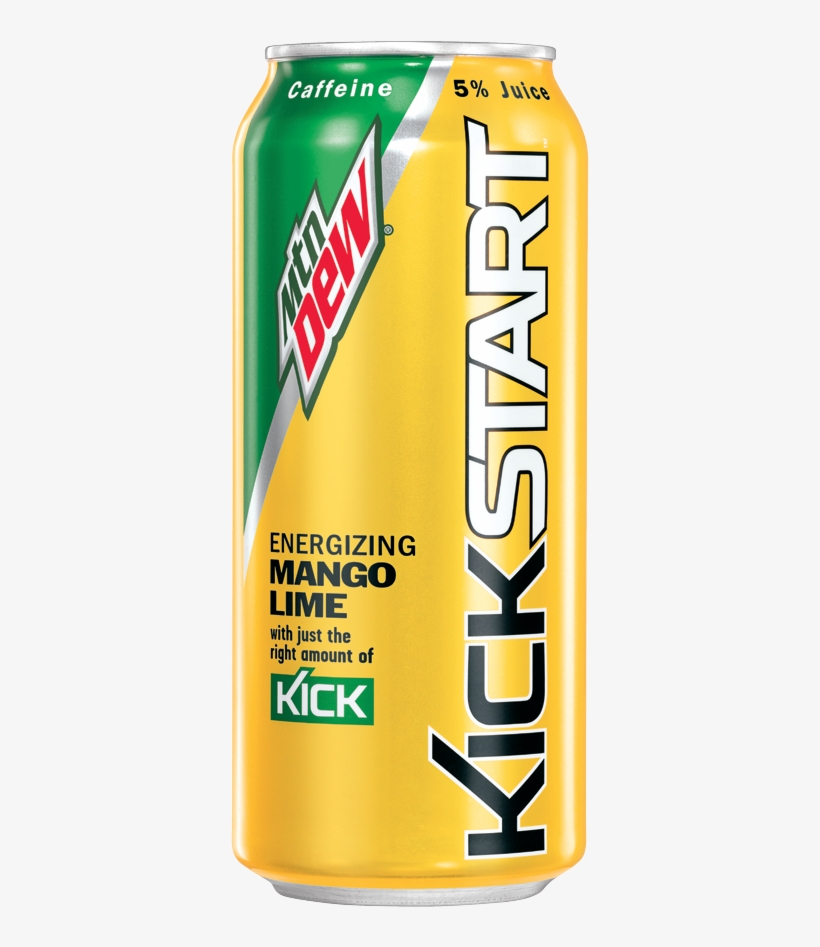 Mtn Dew Kickstart Mango Lime - Mountain Dew Kickstart Mango Lime, transparent png download