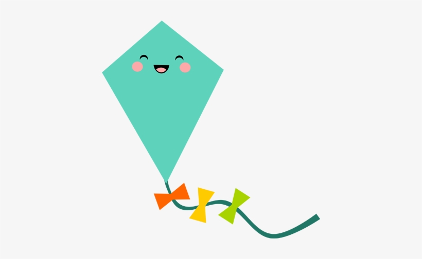Kawaii Kite Svg Cutting File - Kite Transp Arent, transparent png download