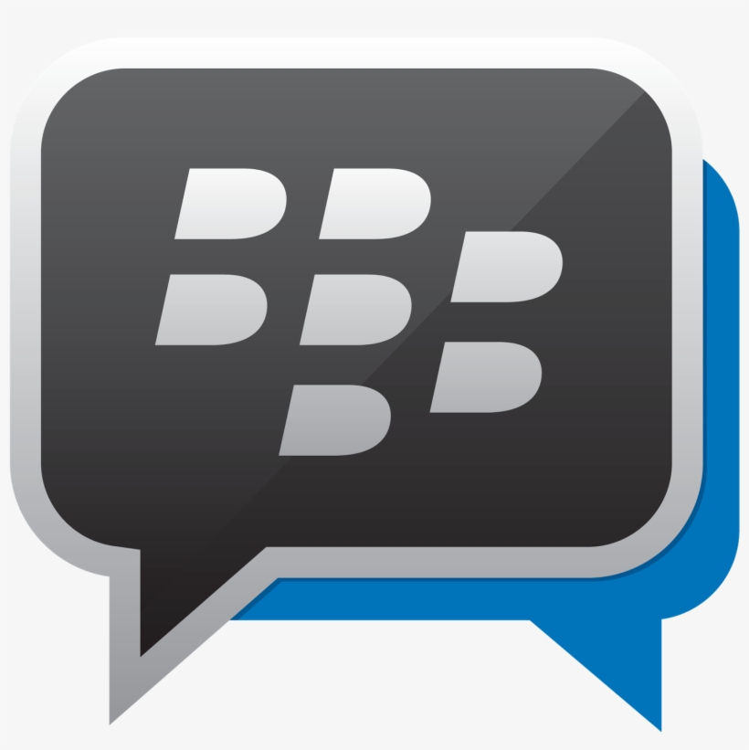 Free Icons Png - Blackberry Messenger Logo, transparent png download