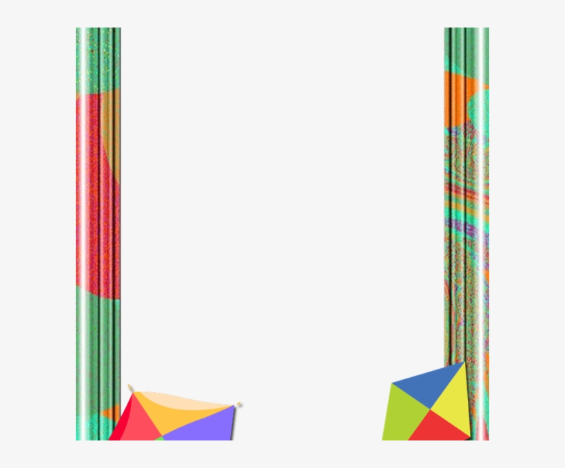 Multicolor Frame With Kites Kite Png Frame PNG Image Transparent