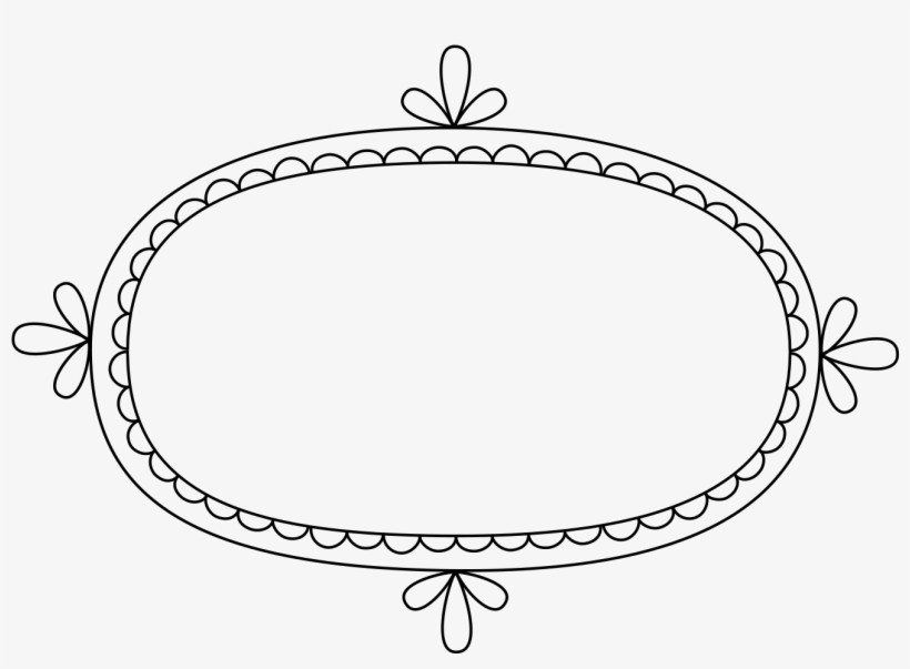 Svg Free Download Free Clip Art Brushes Digital Frames - Scallop Frame Png, transparent png download
