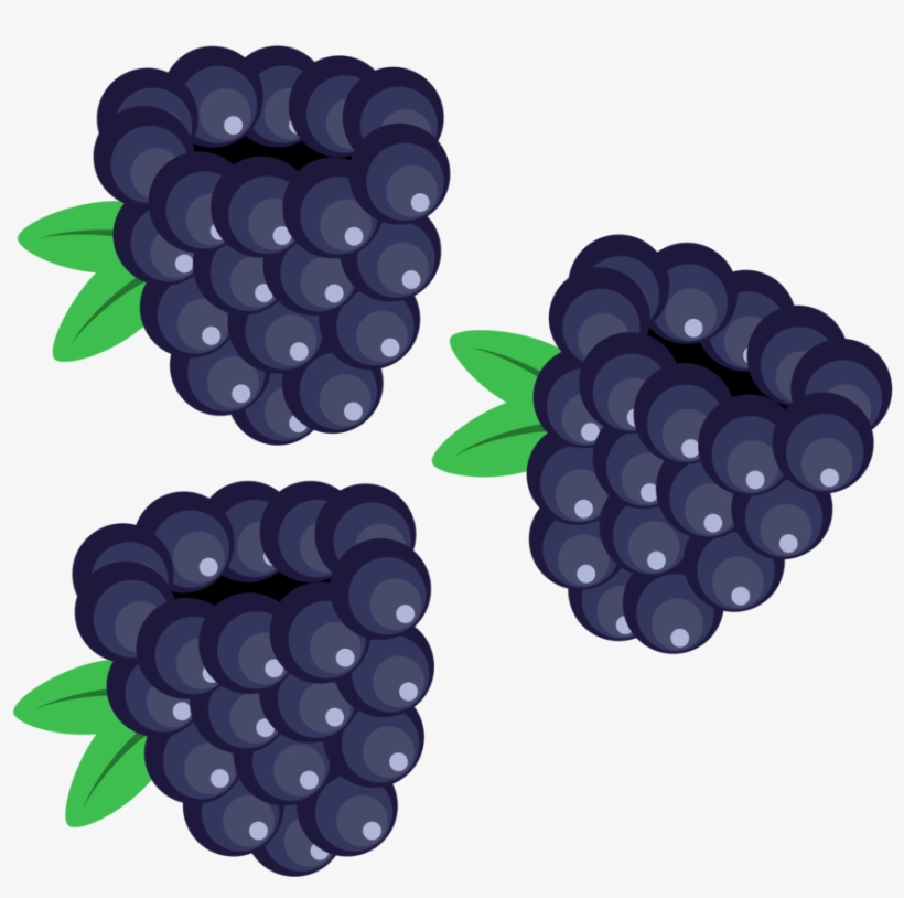 Berry Vector Blackberry Svg Library Download - Mlp Berry Cutie Mark, transparent png download