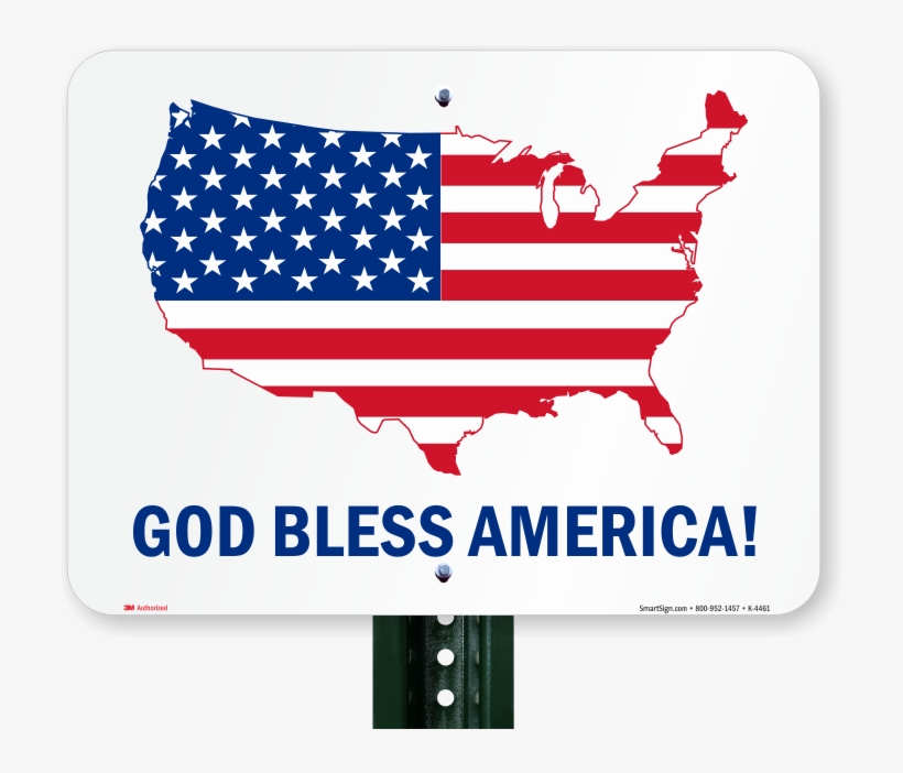 God Bless America - Usa Flag, transparent png download