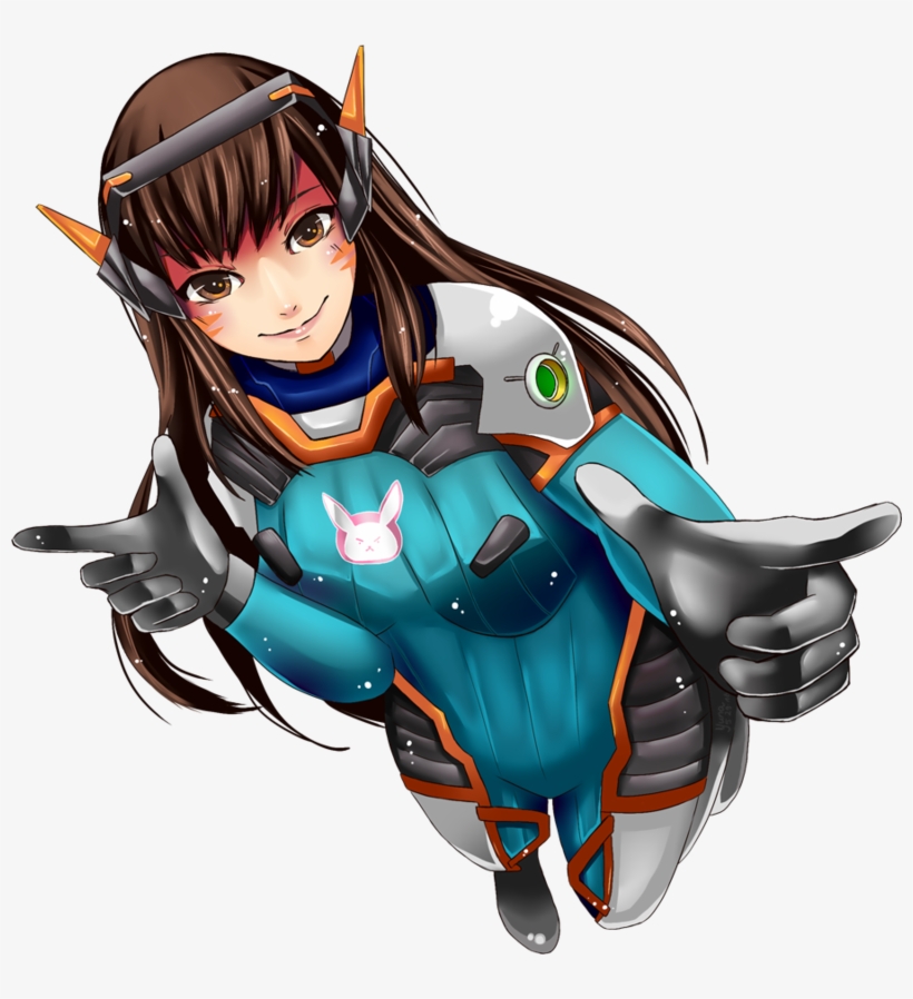 Picture Library Library D Va Render By Ikesetsu On - Overwatch D Va Render, transparent png download