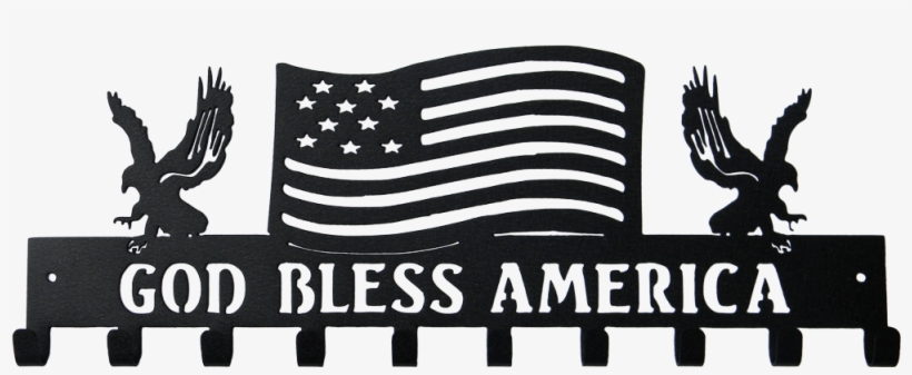 God Bless America Medal Holder - Medal, transparent png download