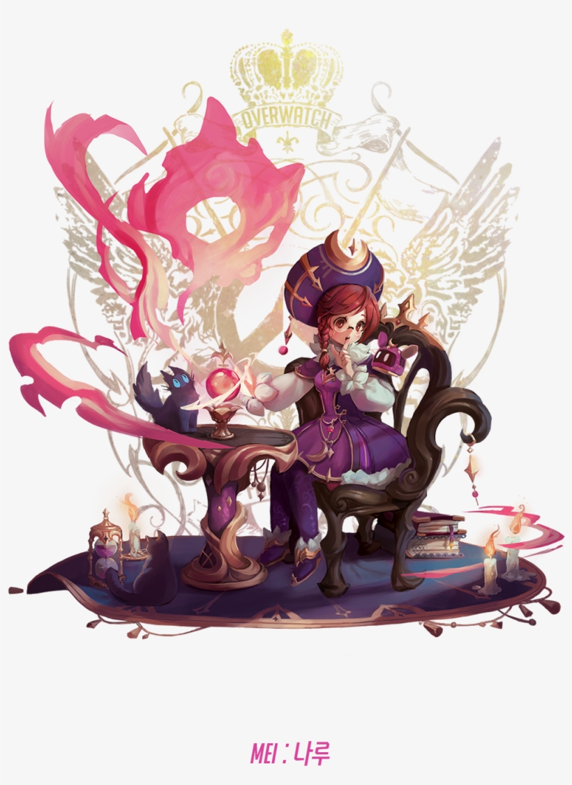 메이 - 나루 - Overwatch Characters As Fantasy, transparent png download