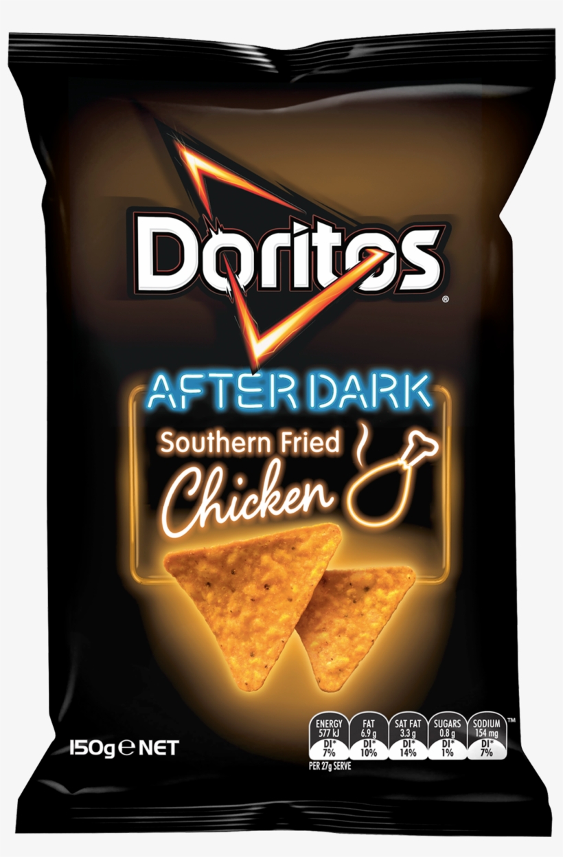 Doritos After Dark Southern Fried Chicken 150g - Doritos Southern Fried Chicken, transparent png download