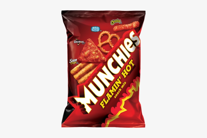 Munchies Flamin' Hot Snack Mix - 3 Oz Bag, transparent png download