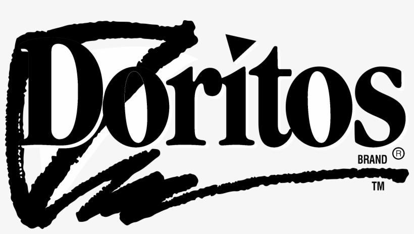 Doritos Logo Black And White - Doritos Nacho Cheese Tortilla Chips - 11 Oz Bag, transparent png download