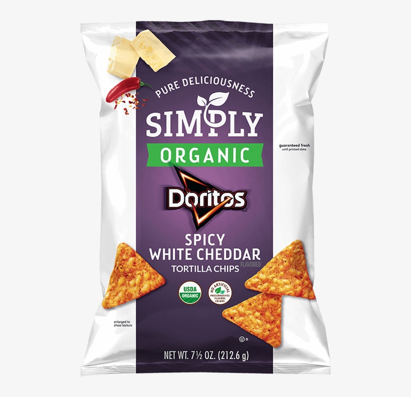 Spicy White Cheddar Doritos, transparent png download