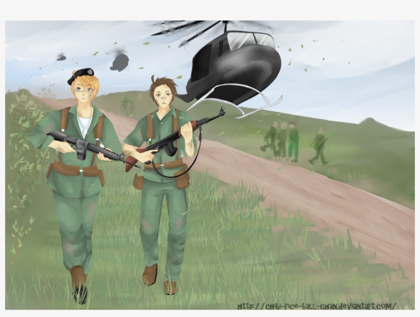 Stock Aph In The By Vinnie Cha On - Hetalia America Vietnam War, transparent png download