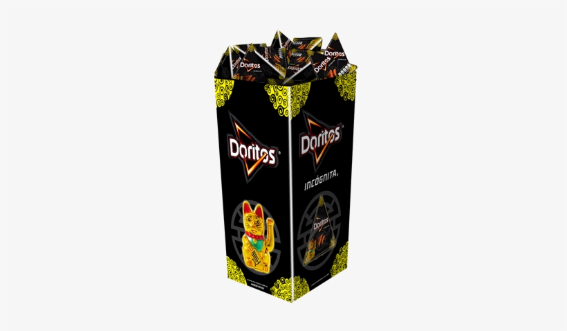 Packages Interlock Into An Outer Printed Shipper - Doritos Incógnito, transparent png download