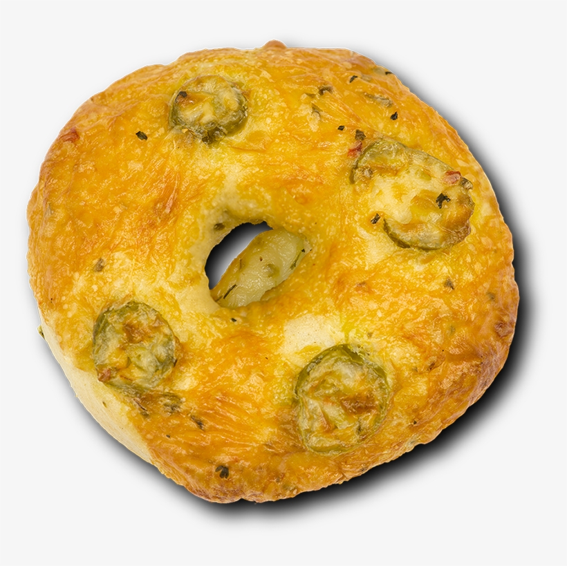 Jalapeno Pepper Jack - Bagel, transparent png download