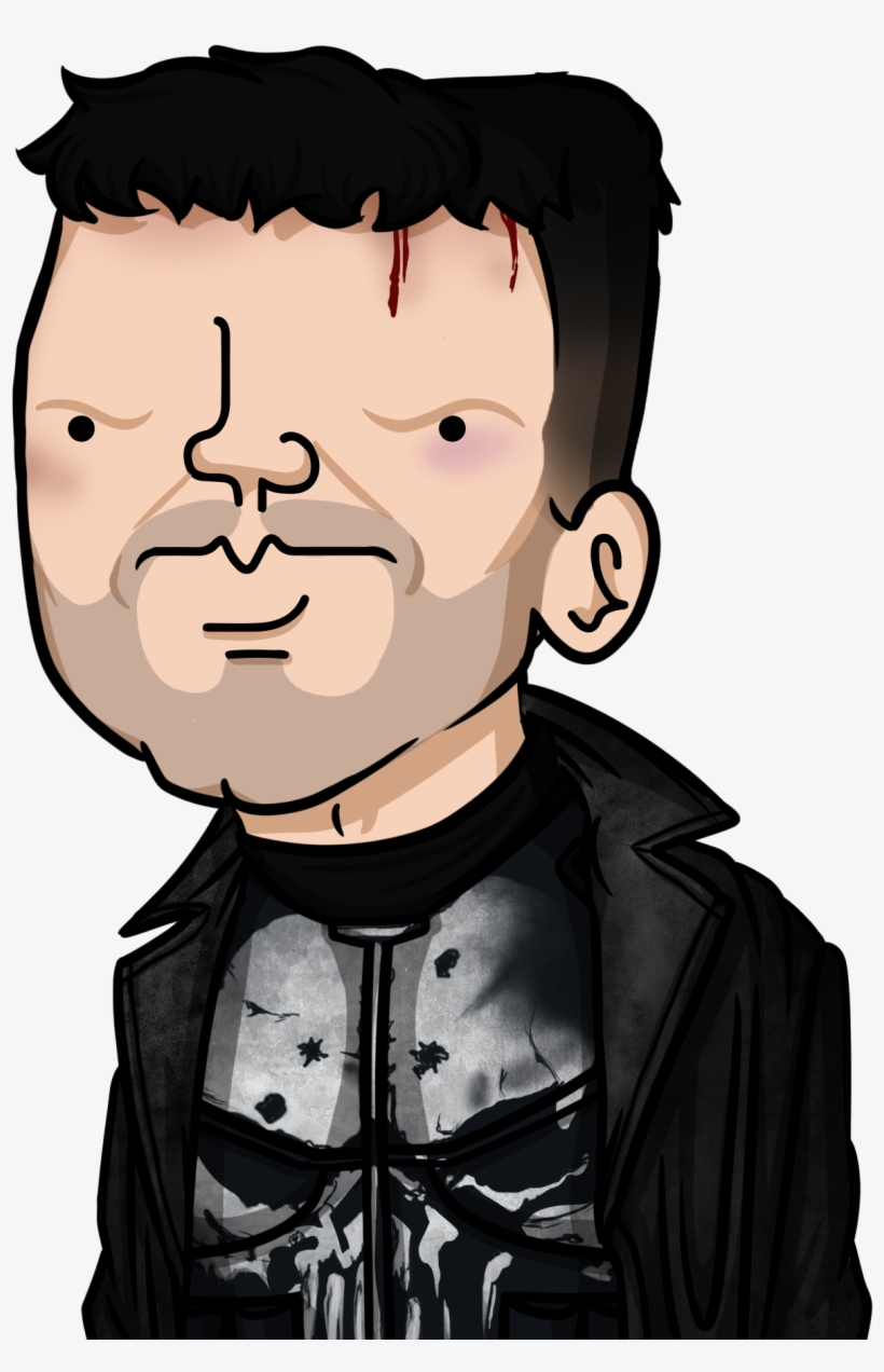 Terracid As The Punisher /frank Castle - Cartoon, transparent png download