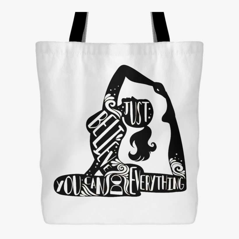 Lady Silhouette 1 Tote - You Can Do This Shutterstock, transparent png download